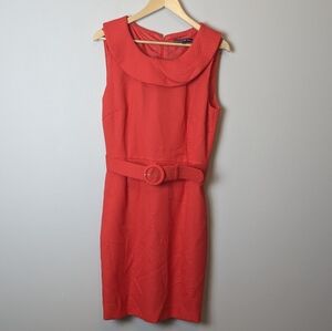 Elegant Red Sleeveless Dress